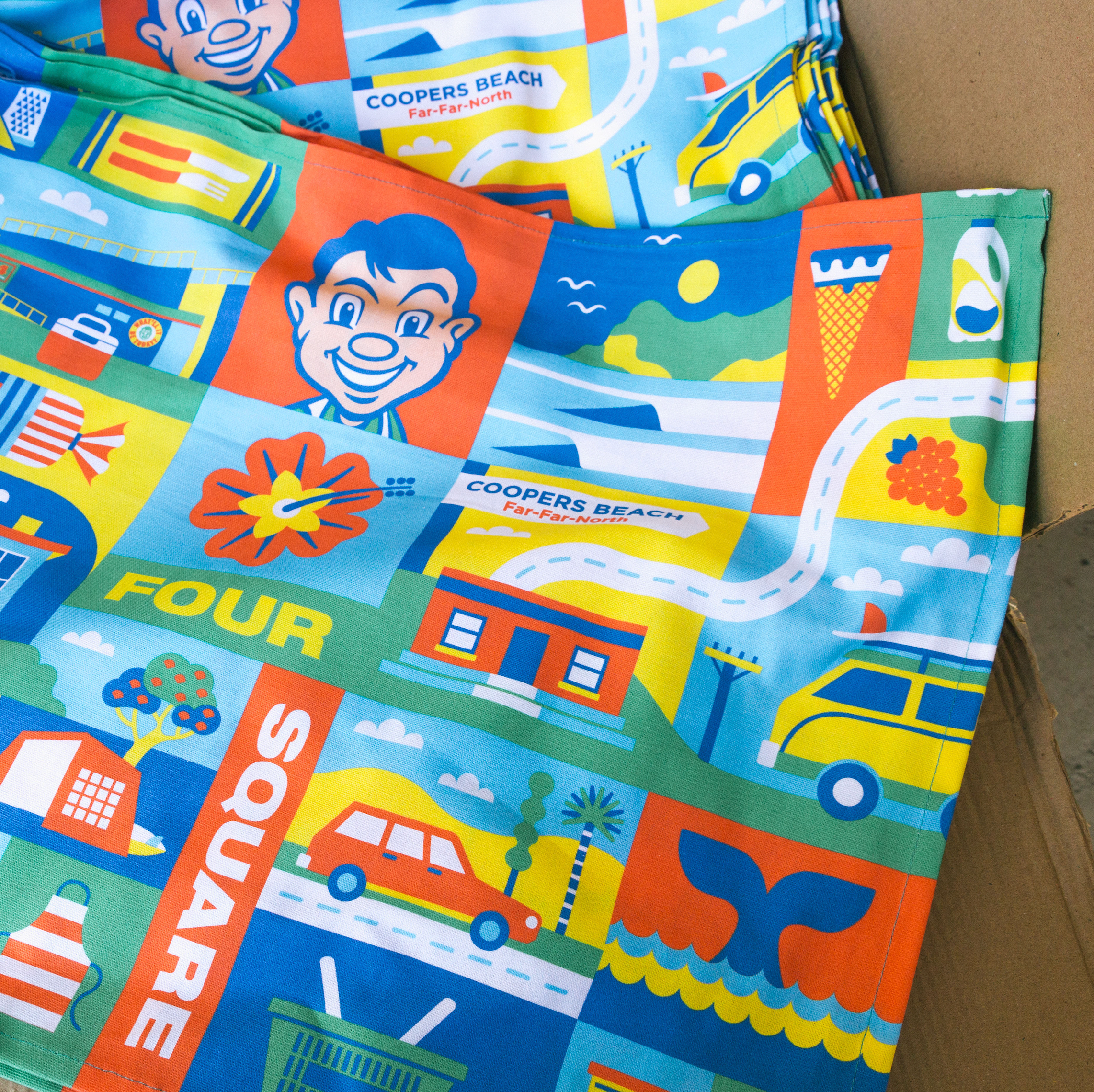 Four Square Coopers Beach Summer Merch: A Case Study