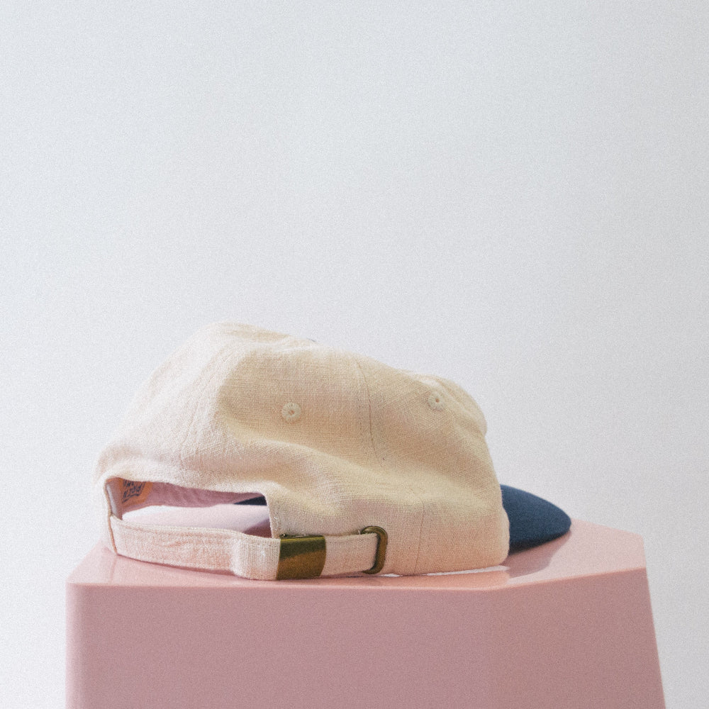 PR HEMP CAP - 6 PANEL TWO TONE - Custom Clothing | T Shirt Printing | Embroidery | Screen Printing | Print Room NZ