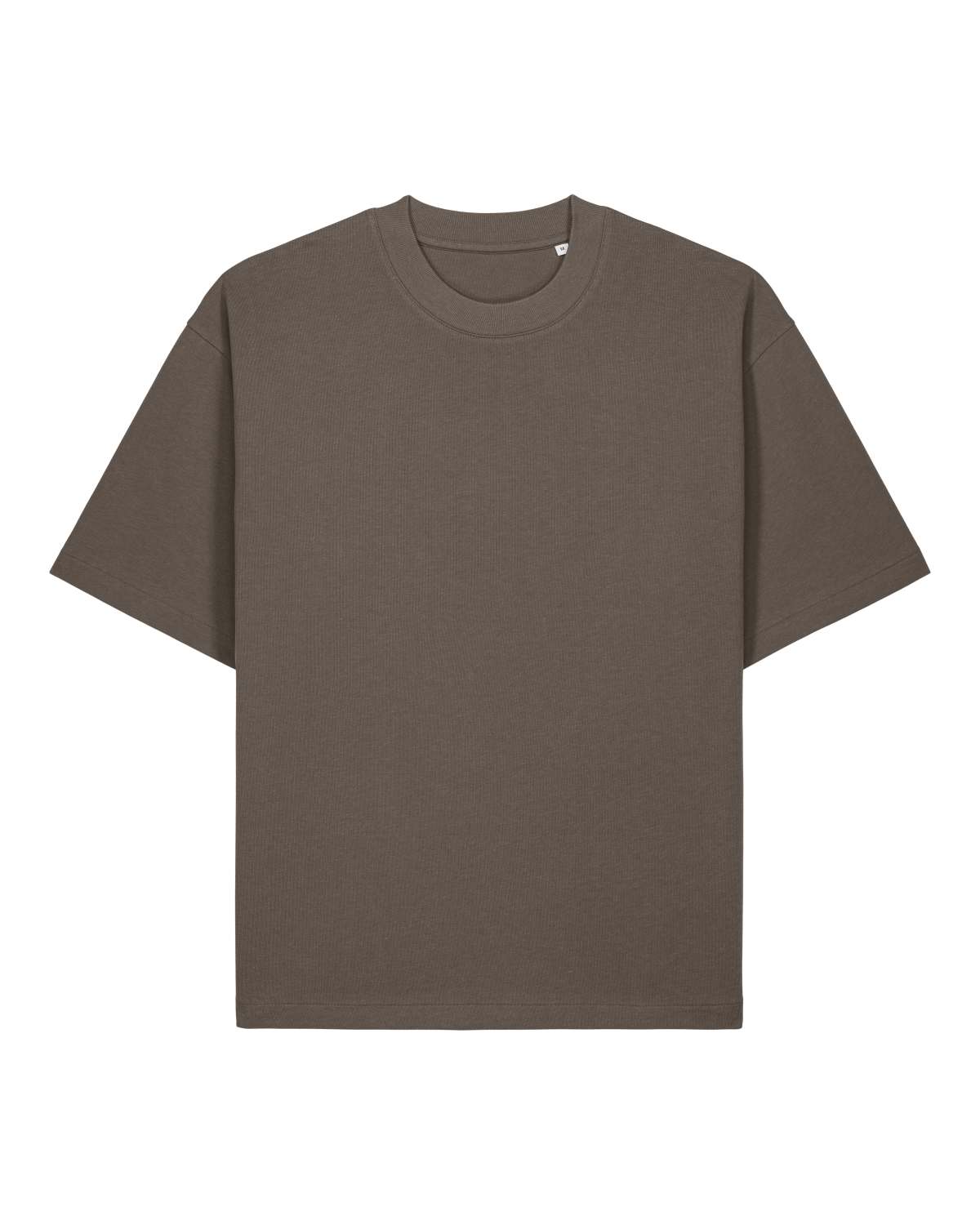 Brown t-shirt on a white background