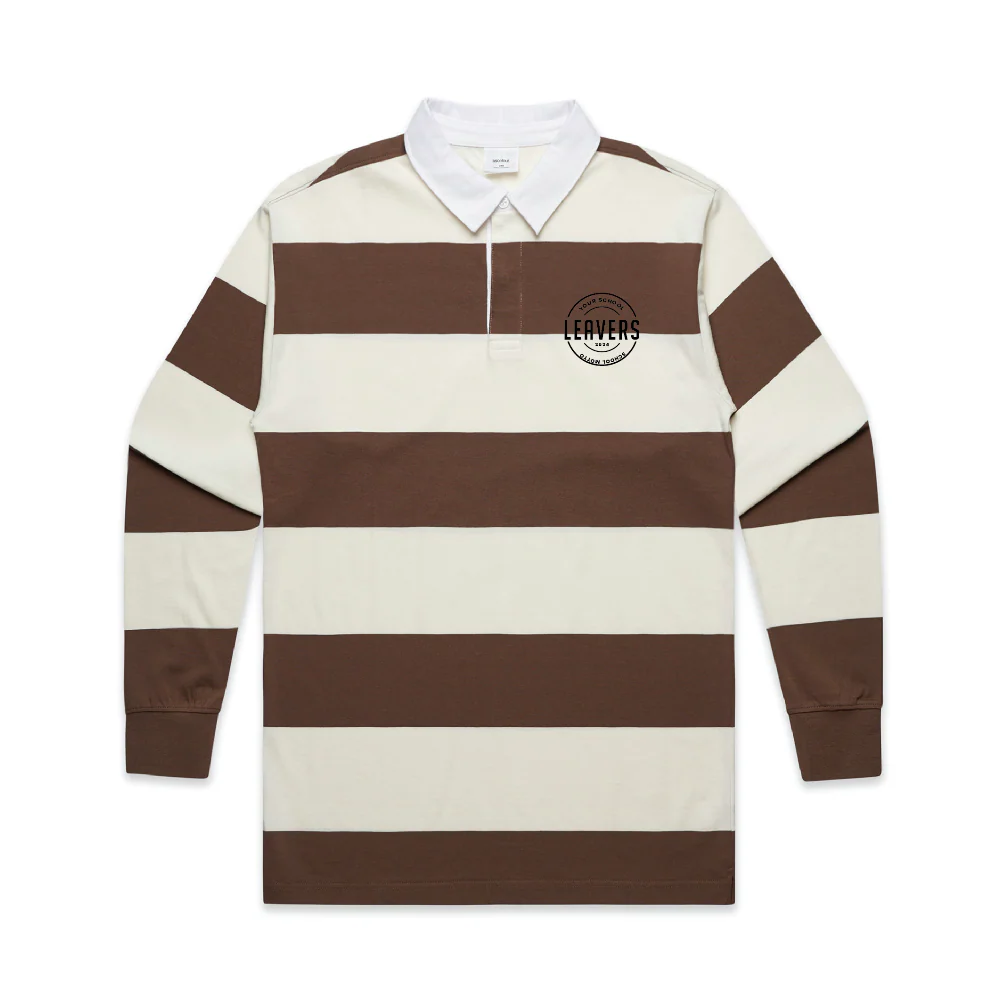 AS Colour Striped Rugby Jersey | Unisex - Leavers Gear NZ 2025