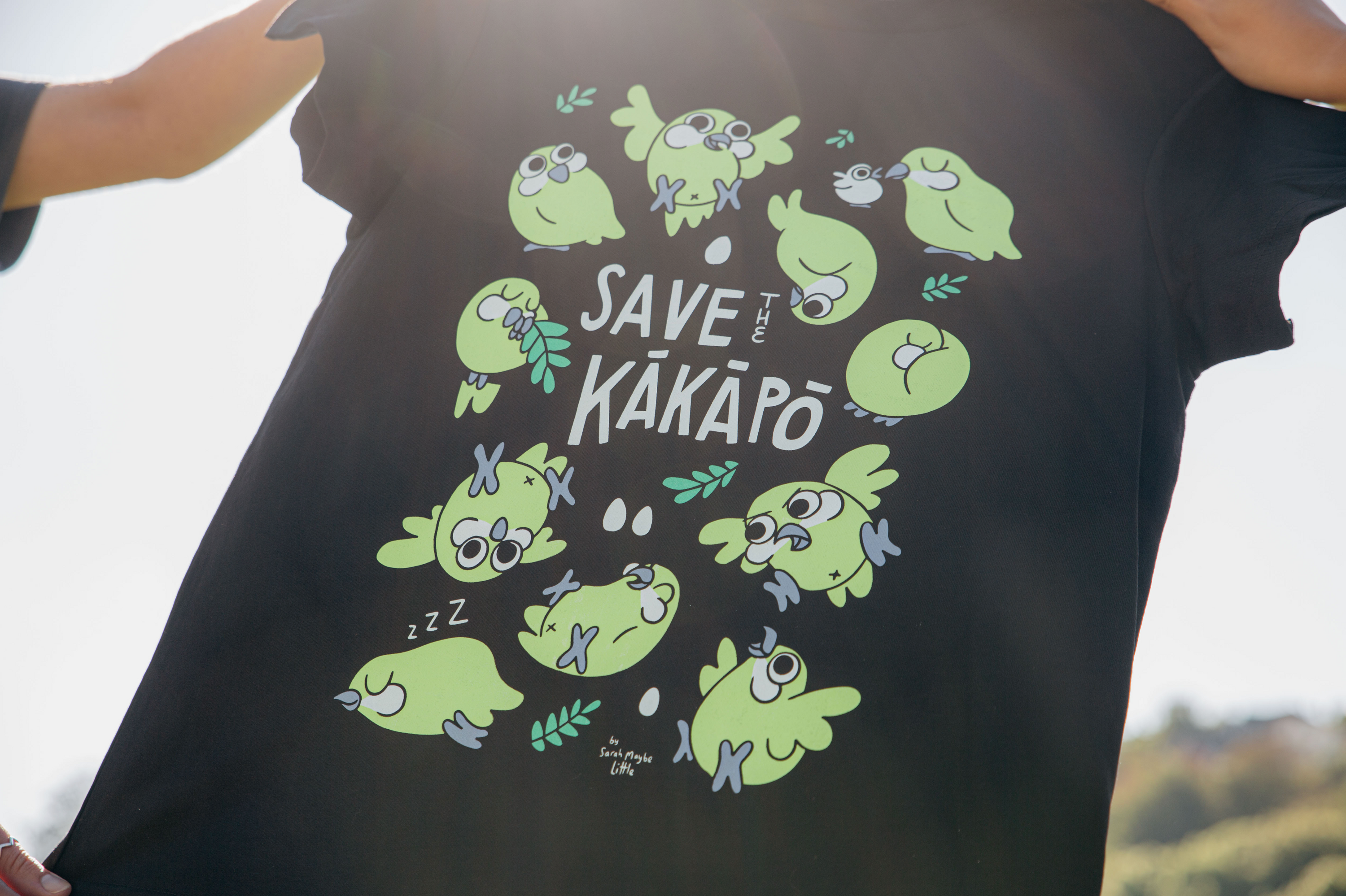 Case Study: Kākāpō Recovery T Shirts