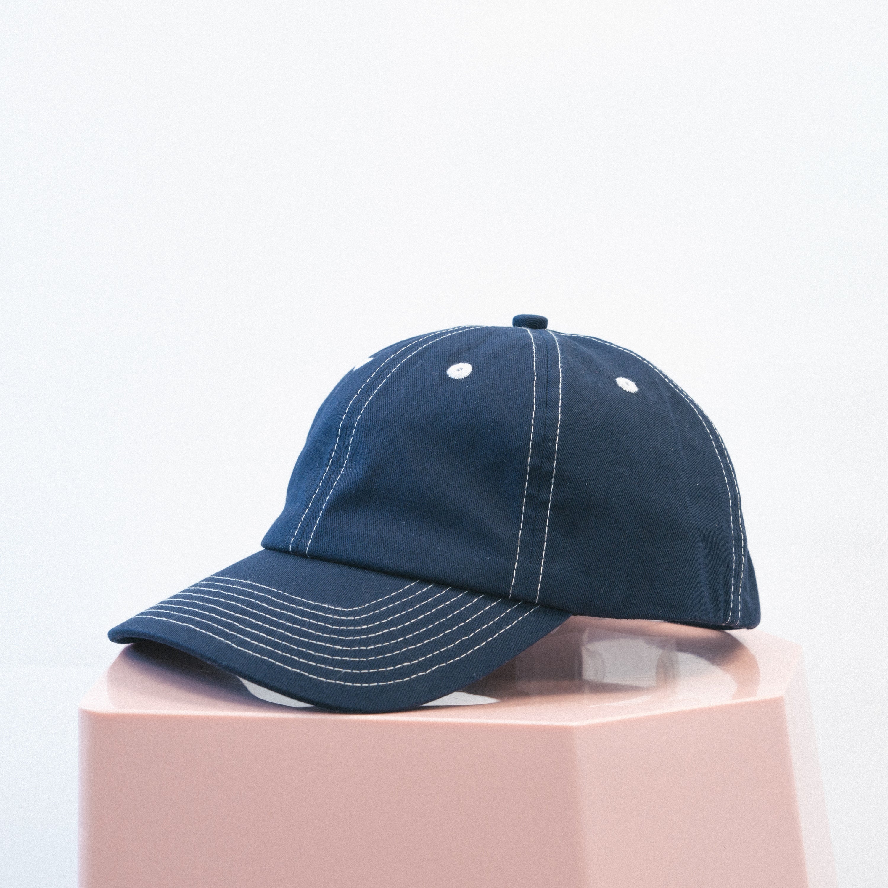 PR CONTRAST COTTON - 6 PANEL DAD CAP - Custom Clothing | T Shirt Printing | Embroidery | Screen Printing | Print Room NZ