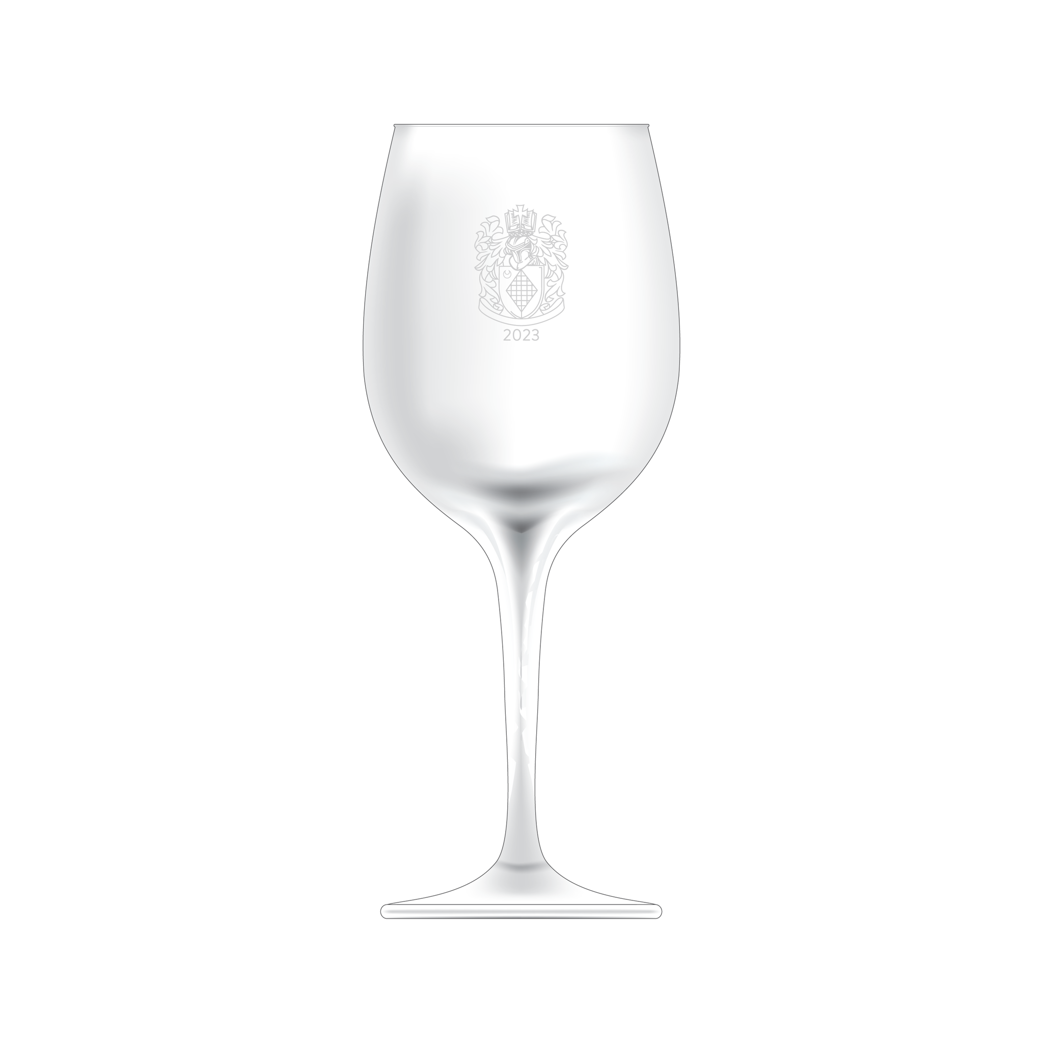 Carrington College 2023  - Wine Glass 315ml - Custom Clothing | T Shirt Printing | Embroidery | Screen Printing | Print Room NZ