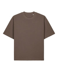 Brown t-shirt on a white background