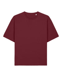 Maroon t-shirt on a white background