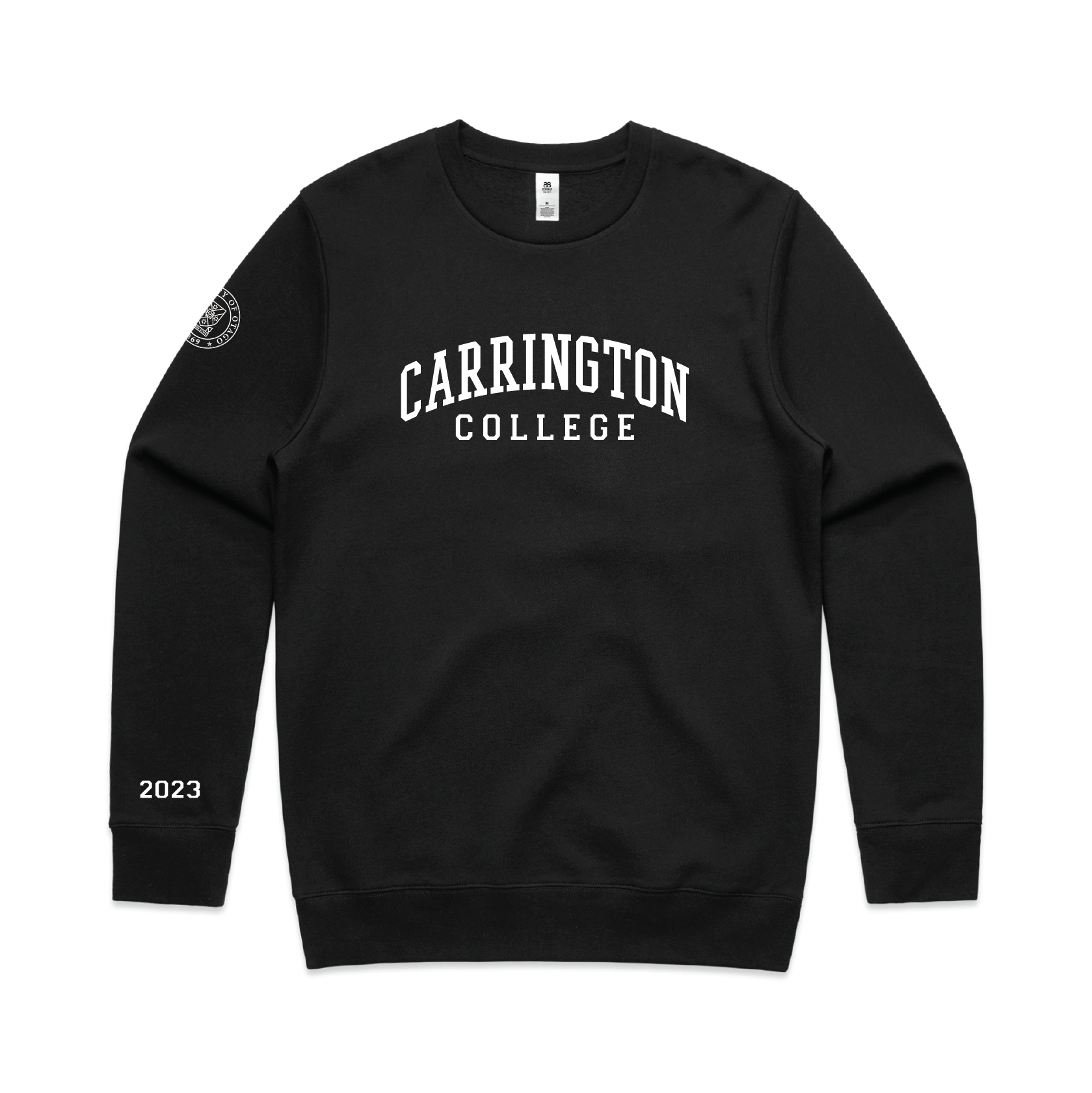 Carrington College 2023 - Crew - Custom Name - Custom Clothing | T Shirt Printing | Embroidery | Screen Printing | Print Room NZ