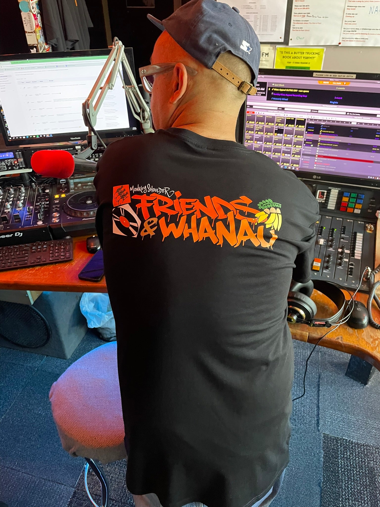 Monkey Shoulder Friends and Whānau Tee - Pre Order