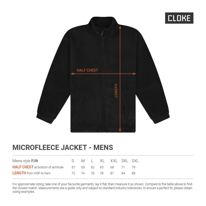Cloke Microfleece Half Zip Fleece | Unisex - Leavers Gear NZ 2024 - Custom Clothing | T Shirt Printing | Embroidery | Screen Printing | Print Room NZ