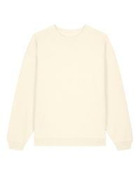 Cream-colored sweater on a white background