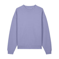 Purple sweatshirt on a white background