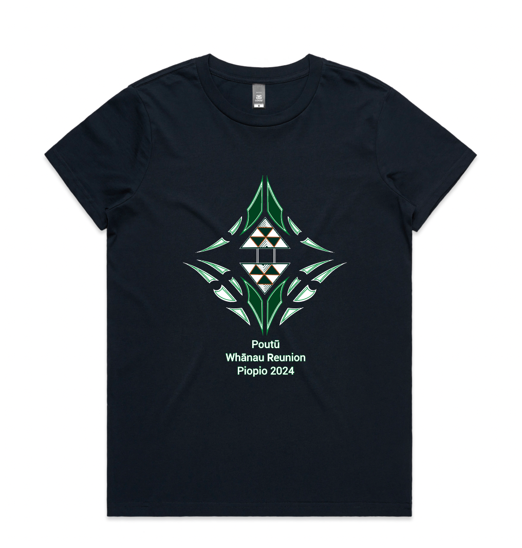 Poutu - Womens Tee | Pre Order - Custom Clothing | T Shirt Printing | Embroidery | Screen Printing | Print Room NZ