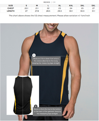 Men's Tasman Singlet | Masters Games 2026