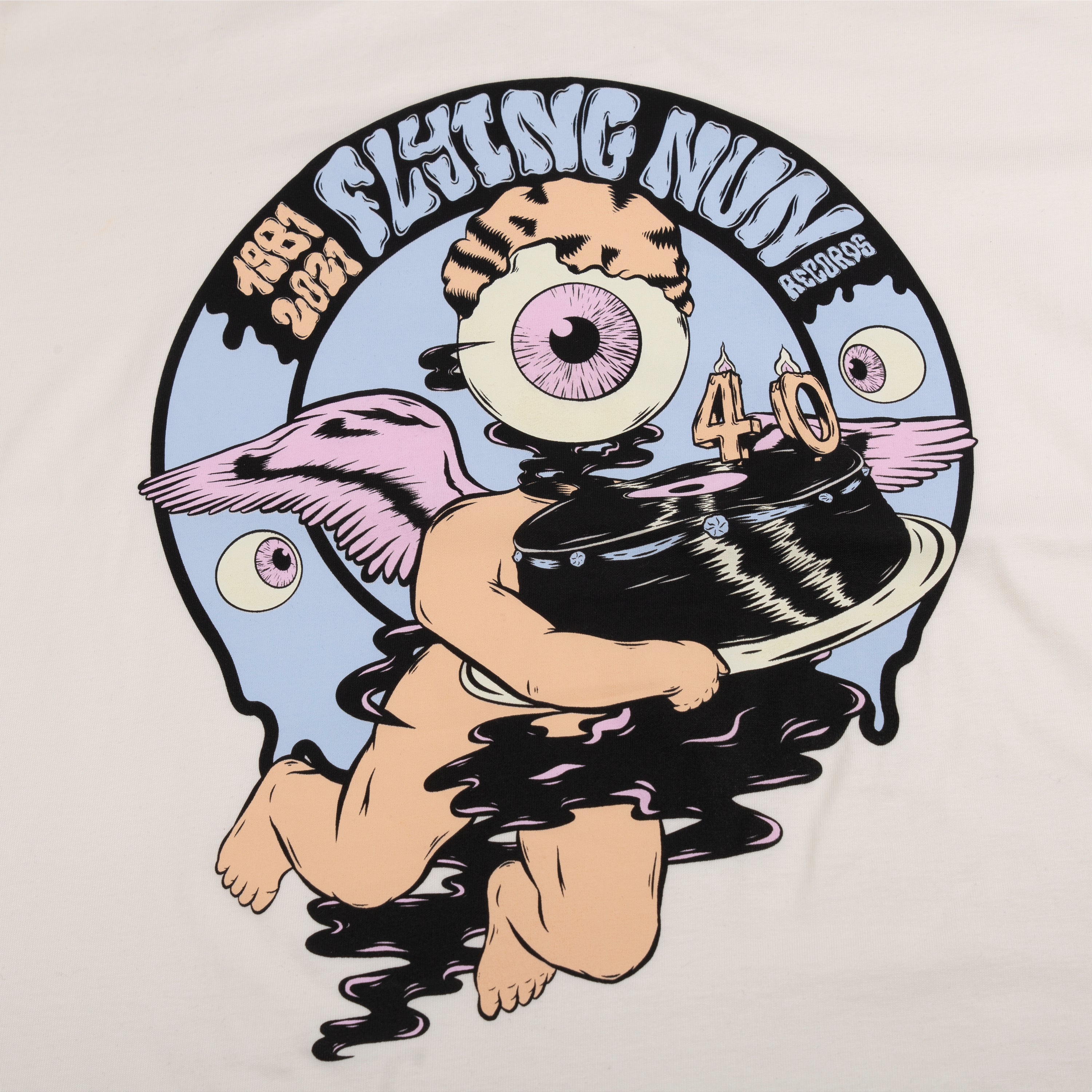 flying nun screen printed t shirts nz