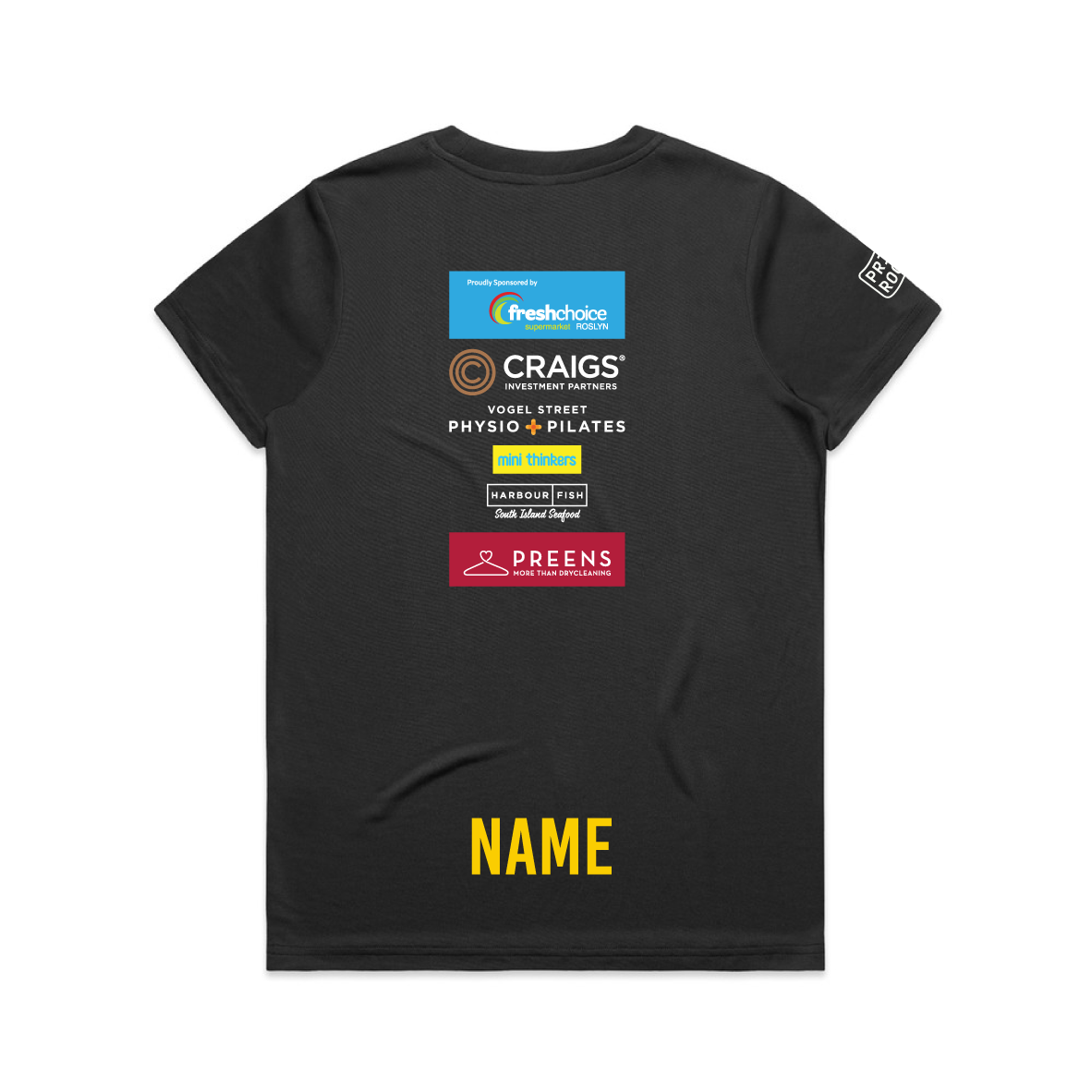 Hill City–University Athletics Club - Women's Training Tee - Preorder - Custom Clothing | T Shirt Printing | Embroidery | Screen Printing | Print Room NZ