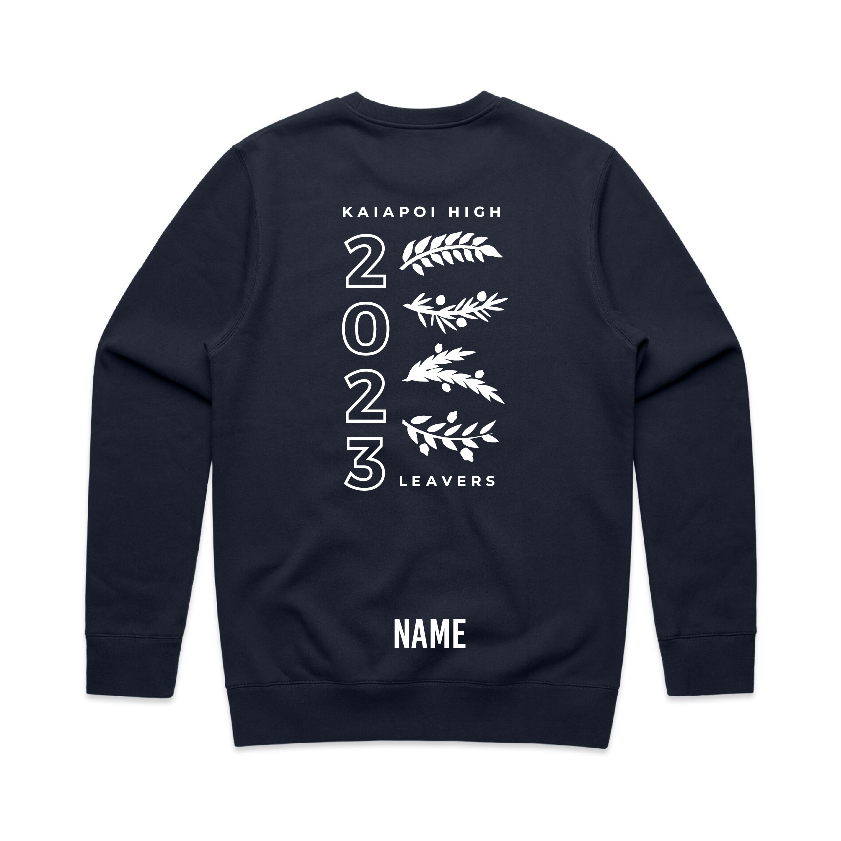 Kaiapoi Leavers 2023 - Crewneck - Custom Clothing | T Shirt Printing | Embroidery | Screen Printing | Print Room NZ