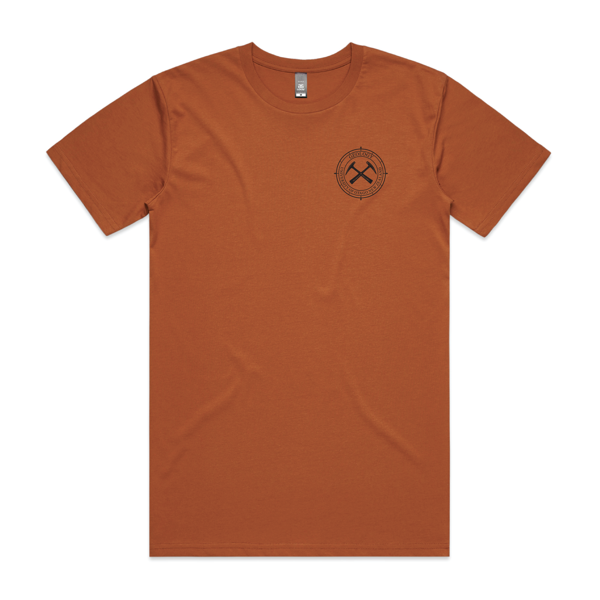 Otago Uni Geological Society 2023 - Staple Tee - Custom Clothing | T Shirt Printing | Embroidery | Screen Printing | Print Room NZ