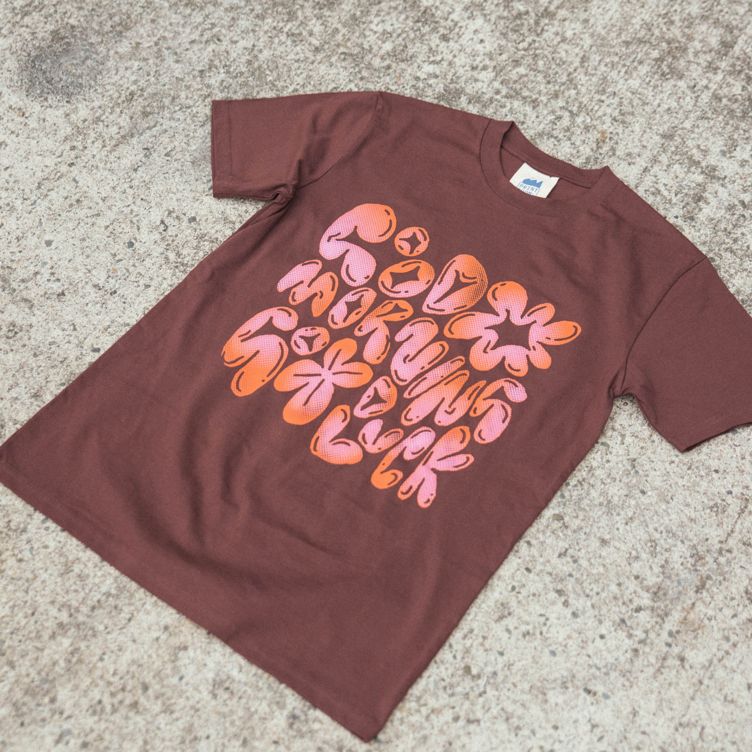 Briar Lomas | Good Morning Good Night Tee - Custom Clothing | T Shirt Printing | Embroidery | Screen Printing | Print Room NZ