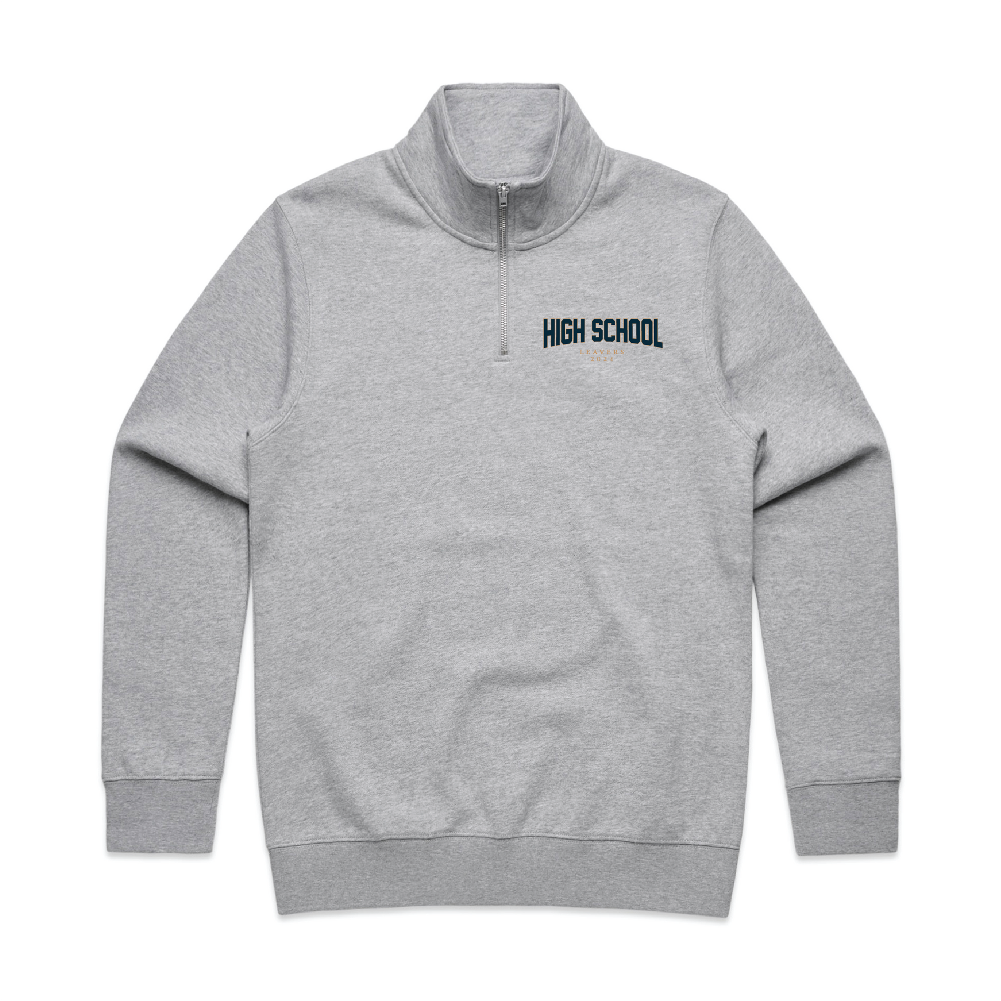 AS Colour Half Zip Sweater | Unisex - Leavers Gear NZ 2023 - Custom Clothing | T Shirt Printing | Embroidery | Screen Printing | Print Room NZ