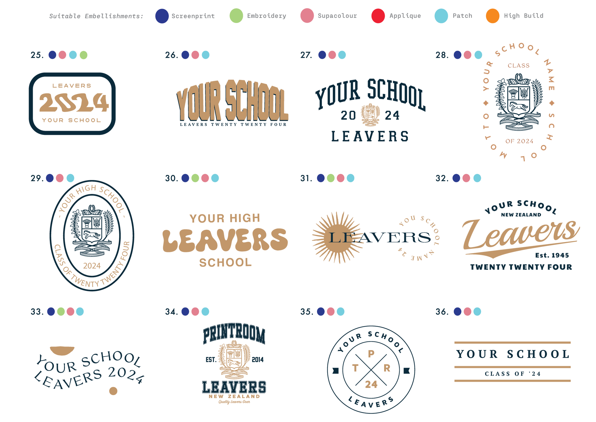 AS Colour United Stencil Crew | Unisex - Leavers Gear NZ 2024 - Custom Clothing | T Shirt Printing | Embroidery | Screen Printing | Print Room NZ