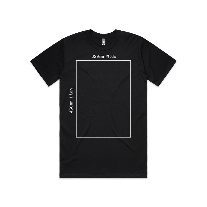 AS Colour Classic t shirt print area