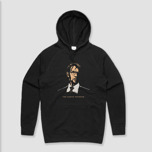 fundraising with merch and pre order online store with the print room. Dr Ashley Bloomfield curve crusher hoodie