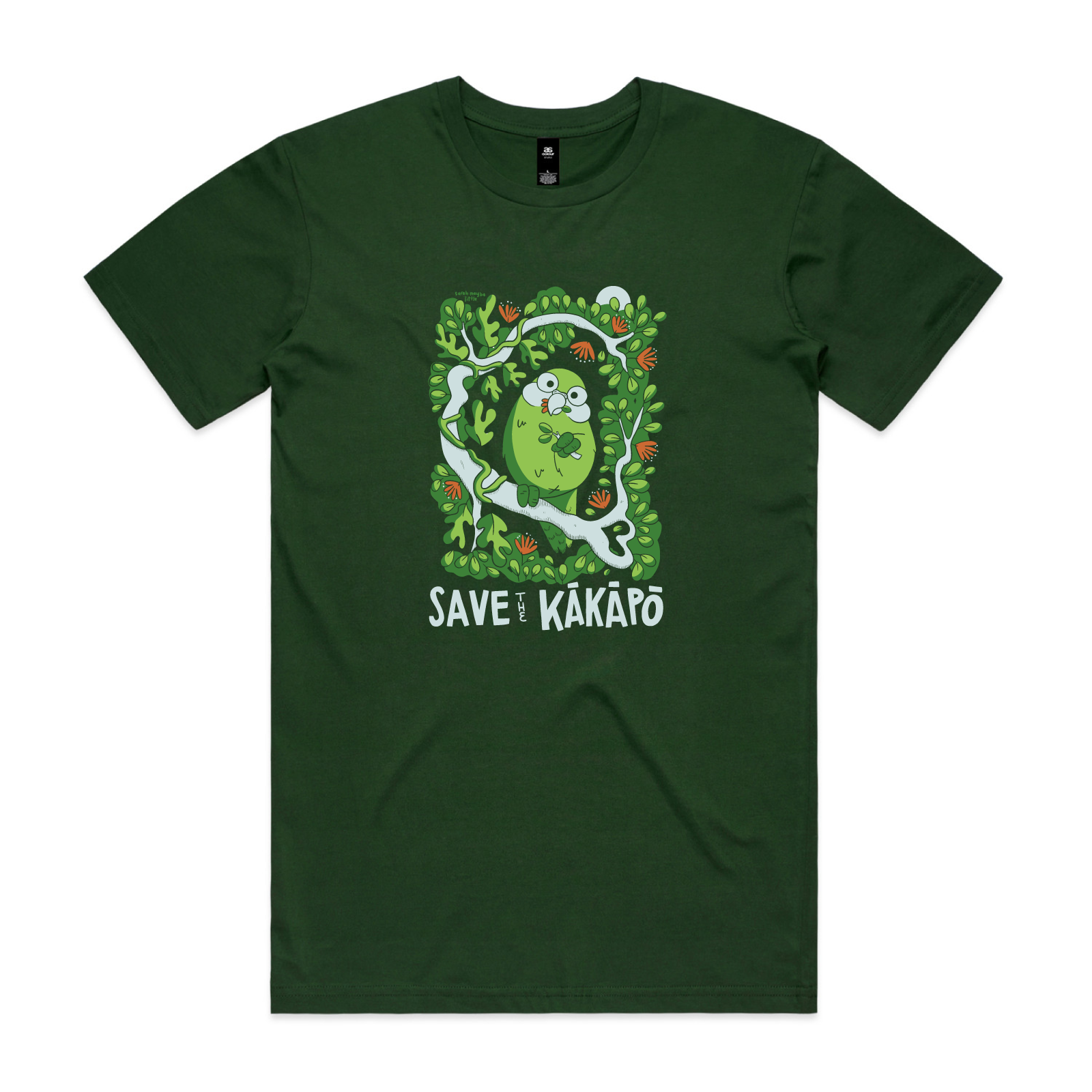 Save the Kākāpō 2025 - Men's Tee - Preorder