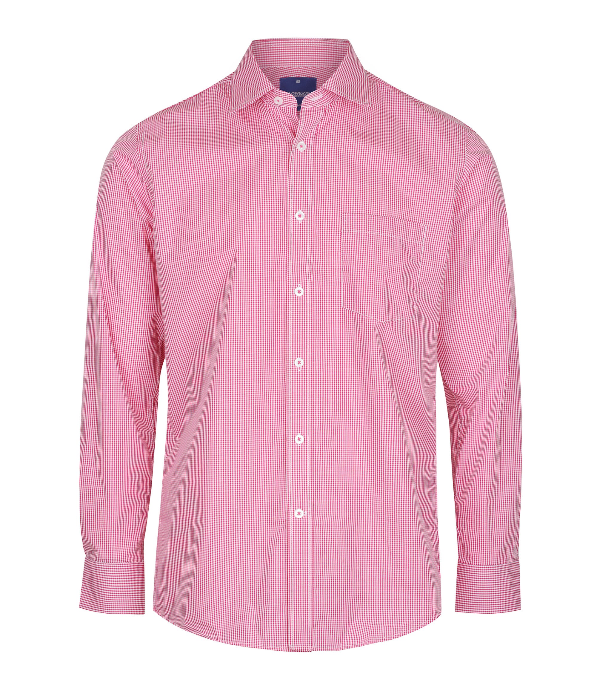 Gloweave | Westgarth Gingham L/S Shirt - Custom Clothing | T Shirt Printing | Embroidery | Screen Printing | Print Room NZ