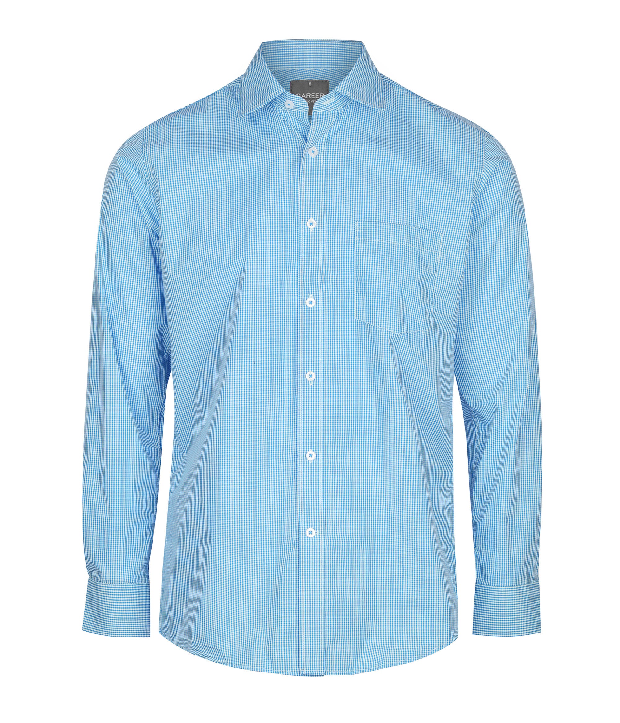 Gloweave | Westgarth Gingham L/S Shirt - Custom Clothing | T Shirt Printing | Embroidery | Screen Printing | Print Room NZ