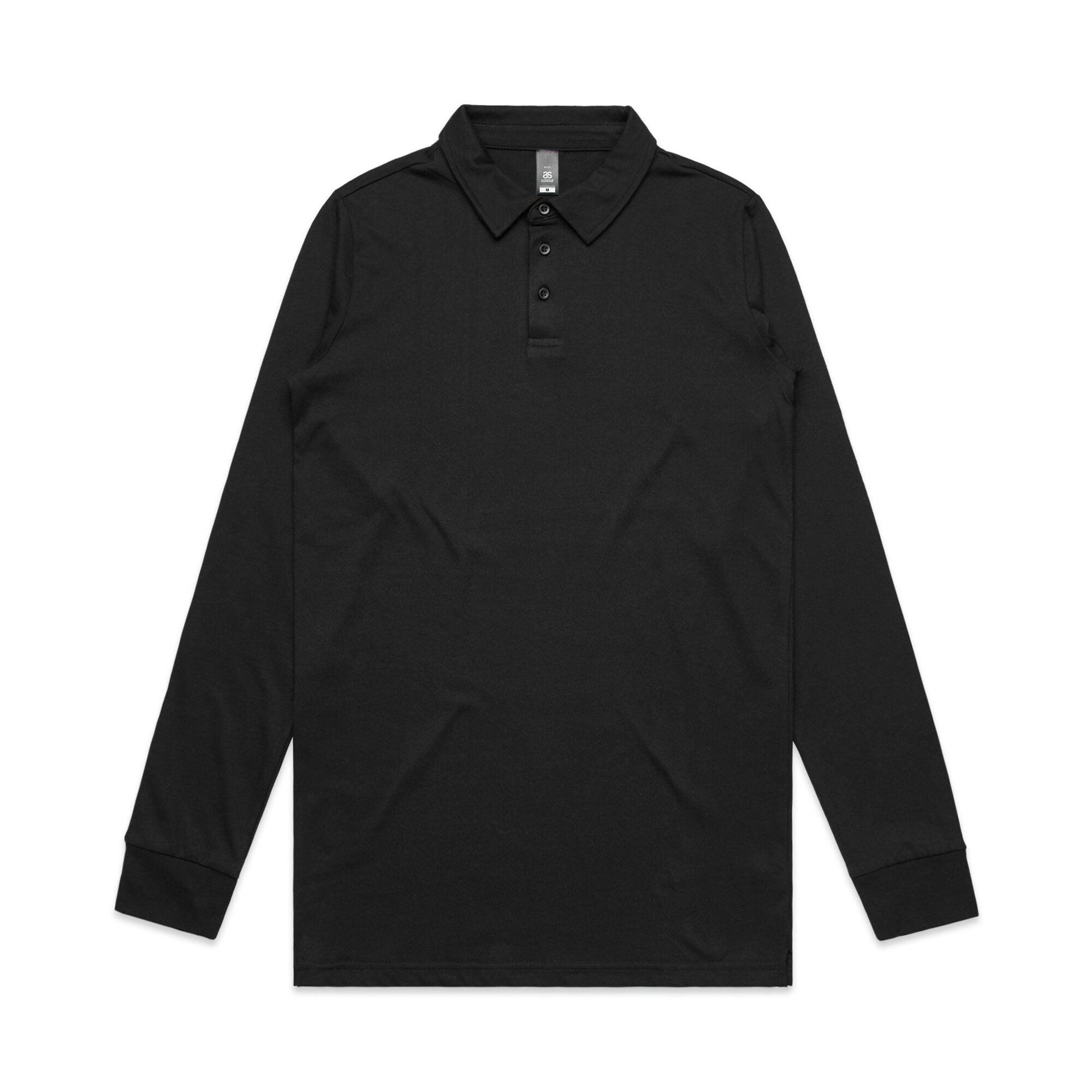 AS Colour | Men's Chad L/S Polo - Custom Clothing | T Shirt Printing | Embroidery | Screen Printing | Print Room NZ