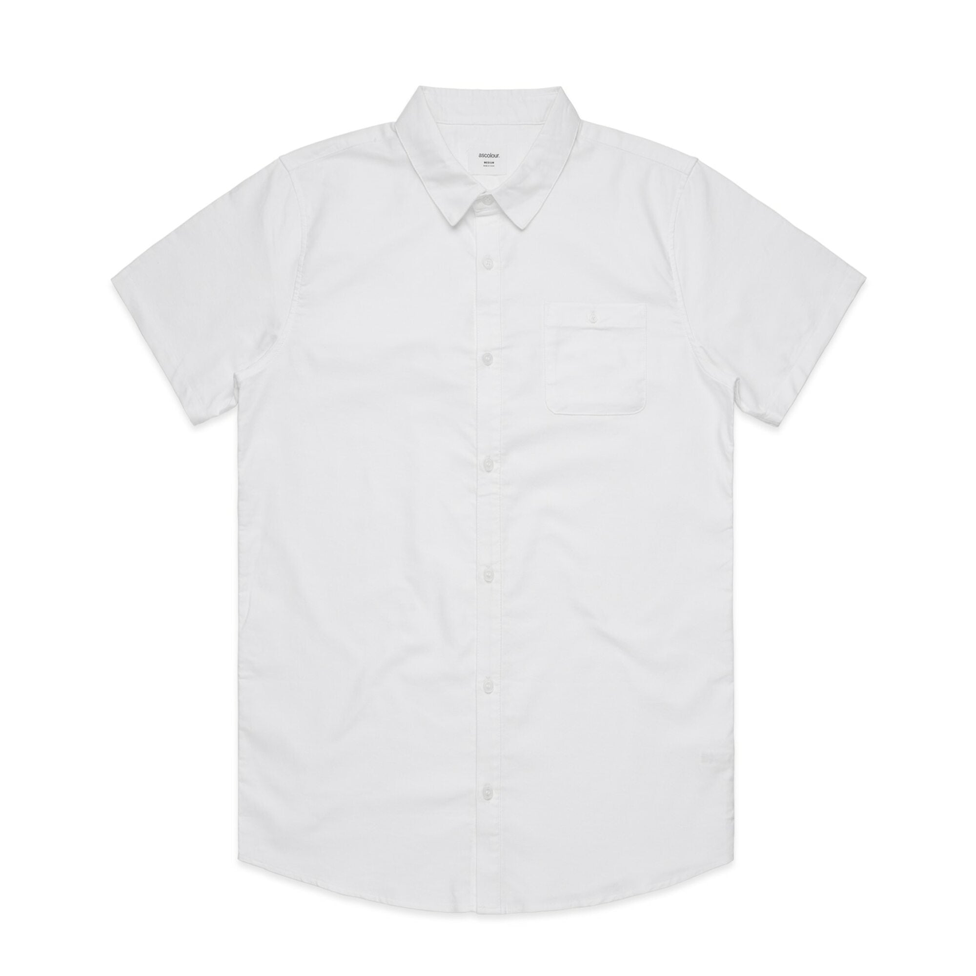 AS Colour | Men's Oxford S/S Shirt - Custom Clothing | T Shirt Printing | Embroidery | Screen Printing | Print Room NZ