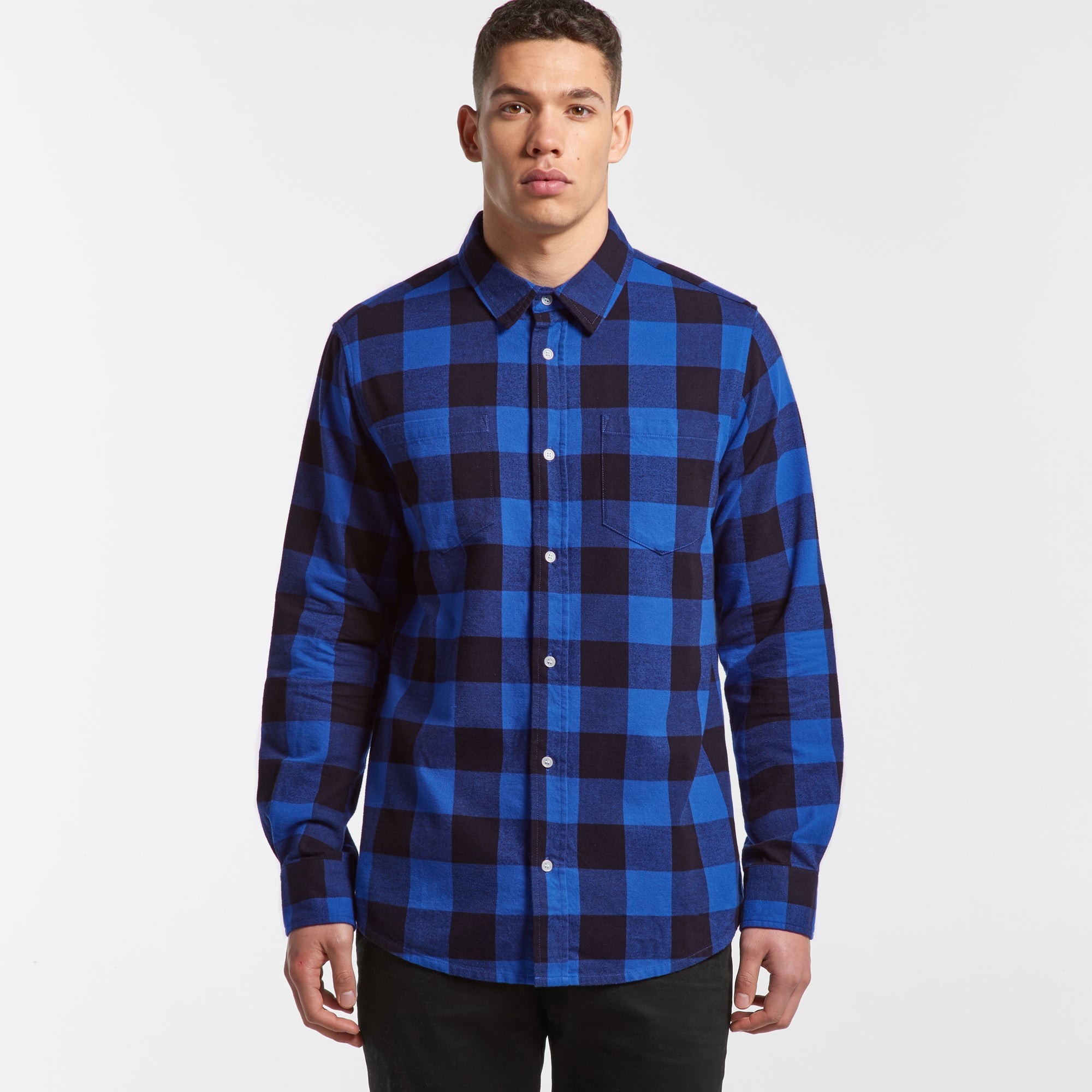 AS Colour | Men's Check Shirt - Custom Clothing | T Shirt Printing | Embroidery | Screen Printing | Print Room NZ