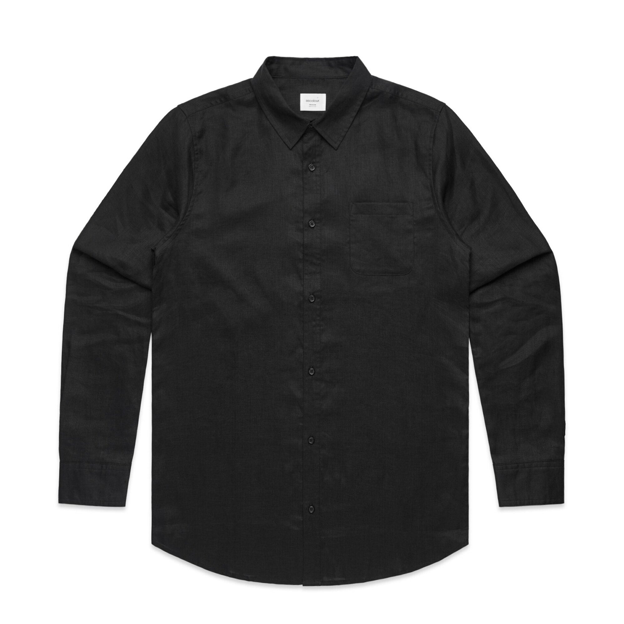 AS Colour | Men's Linen Shirt - Custom Clothing | T Shirt Printing | Embroidery | Screen Printing | Print Room NZ