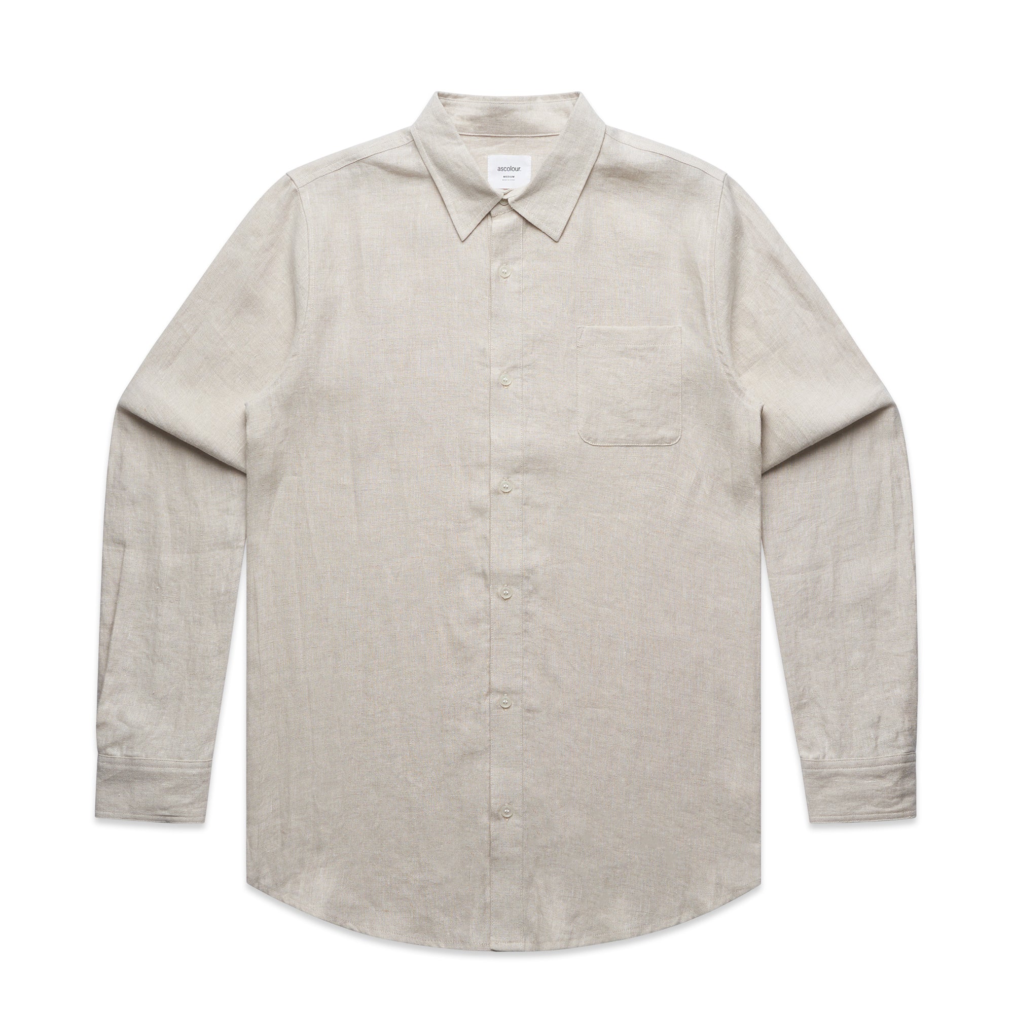 AS Colour | Men's Linen Shirt - Custom Clothing | T Shirt Printing | Embroidery | Screen Printing | Print Room NZ
