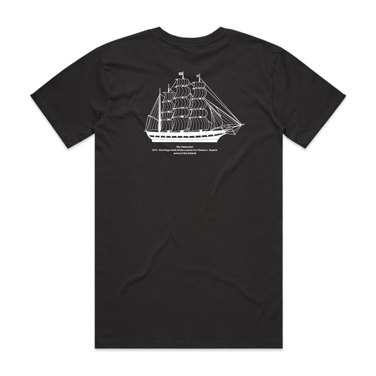 The 'Palmerston' First Otago Polish Settlers - Men's T-shirt - Custom Clothing | T Shirt Printing | Embroidery | Screen Printing | Print Room NZ