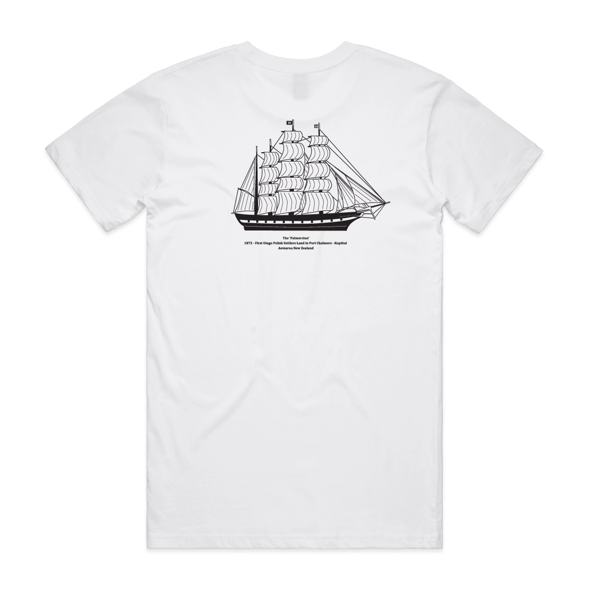 The 'Palmerston' First Otago Polish Settlers - Men's T-shirt - Custom Clothing | T Shirt Printing | Embroidery | Screen Printing | Print Room NZ