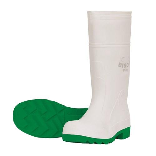 Footwear - Gumboot MOHAWK PVC/Nitrile Food-industry White/Green (MOHAWKGSX-GNWH)