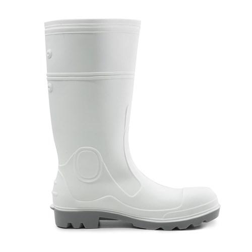 Gumboots - Gumboot MOHAWK PVC/Nitrile Food Industry Safety White/Grey (MOHAWKSGSX)