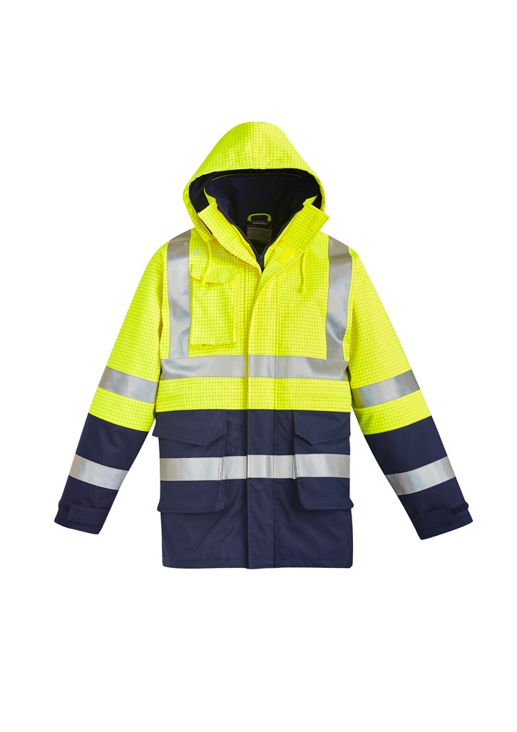 Jacket - Syzmik ZJ900 Mens FR Arc Rated Anti Static Waterproof Jacket