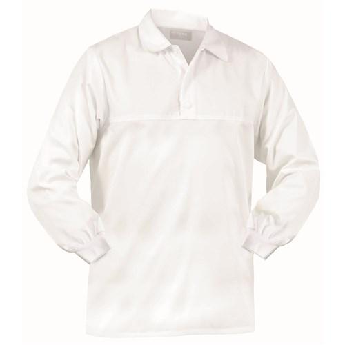 Jerkins - Jerkin 240gsm Polycotton Food Industry Domed White (JFDPCMW)