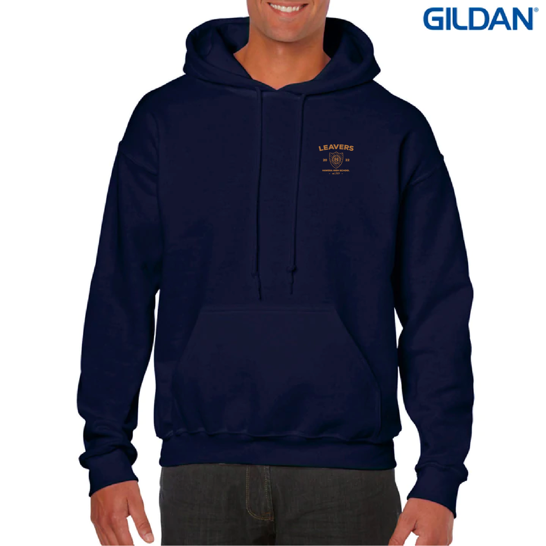 Hawera High School Leavers 2022 - Gildan Hoodie - Custom Clothing | T Shirt Printing | Embroidery | Screen Printing | Print Room NZ