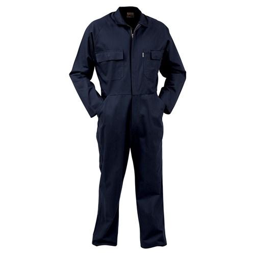 Non Safety - Overall Workzone Polycotton Zip Navy (COZPC)