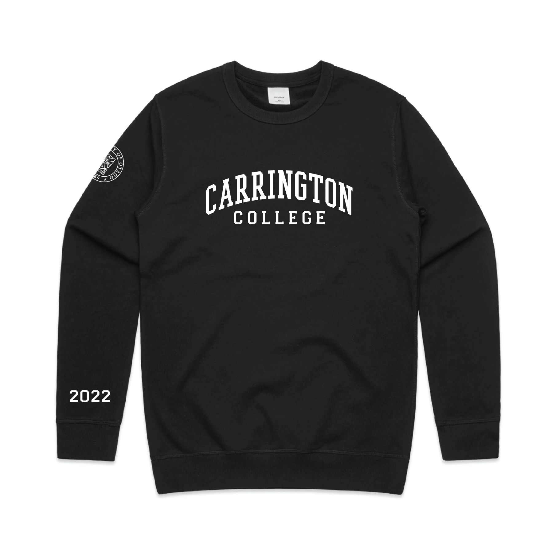 Carrington College - Crew - No Custom Name - Custom Clothing | T Shirt Printing | Embroidery | Screen Printing | Print Room NZ