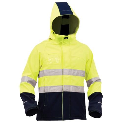 Polar Fleece & SoftShell - Jacket Stamina Day/Night Softshell Yellow/Navy (JNPSS)