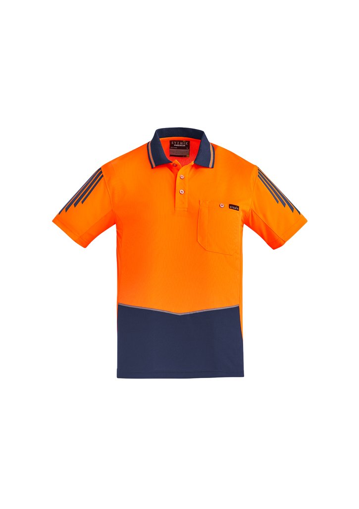 Polo - Syzmik ZH315 Mens Hi Vis Flux S/S Polo