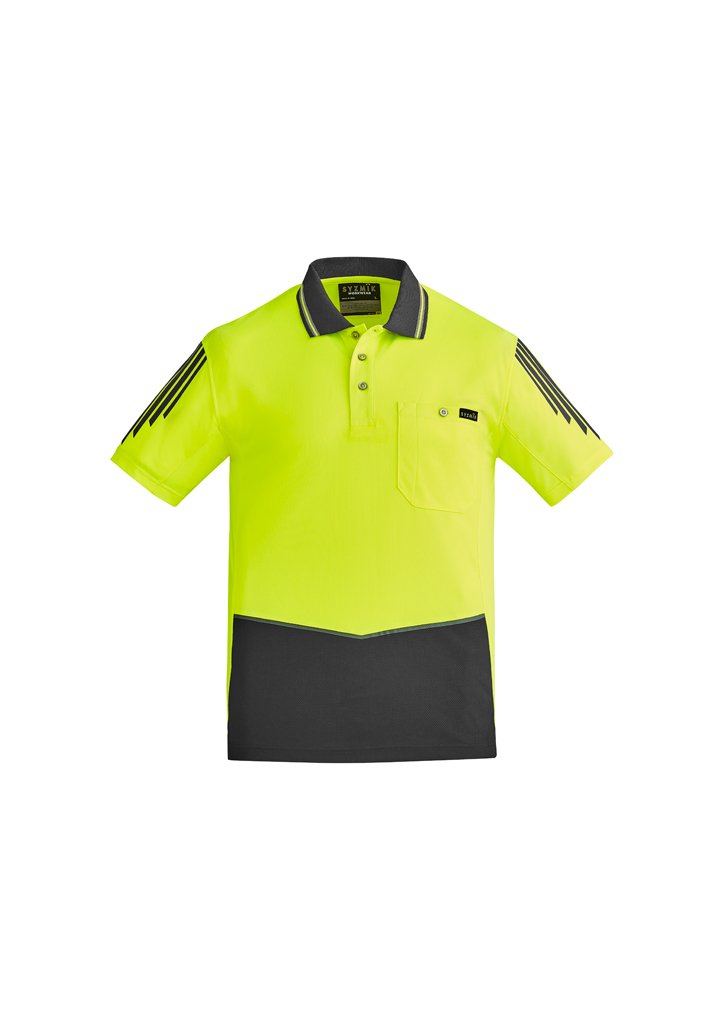 Polo - Syzmik ZH315 Mens Hi Vis Flux S/S Polo
