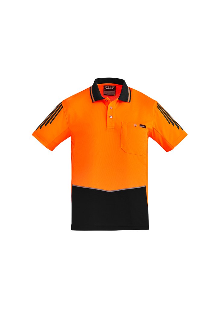 Polo - Syzmik ZH315 Mens Hi Vis Flux S/S Polo