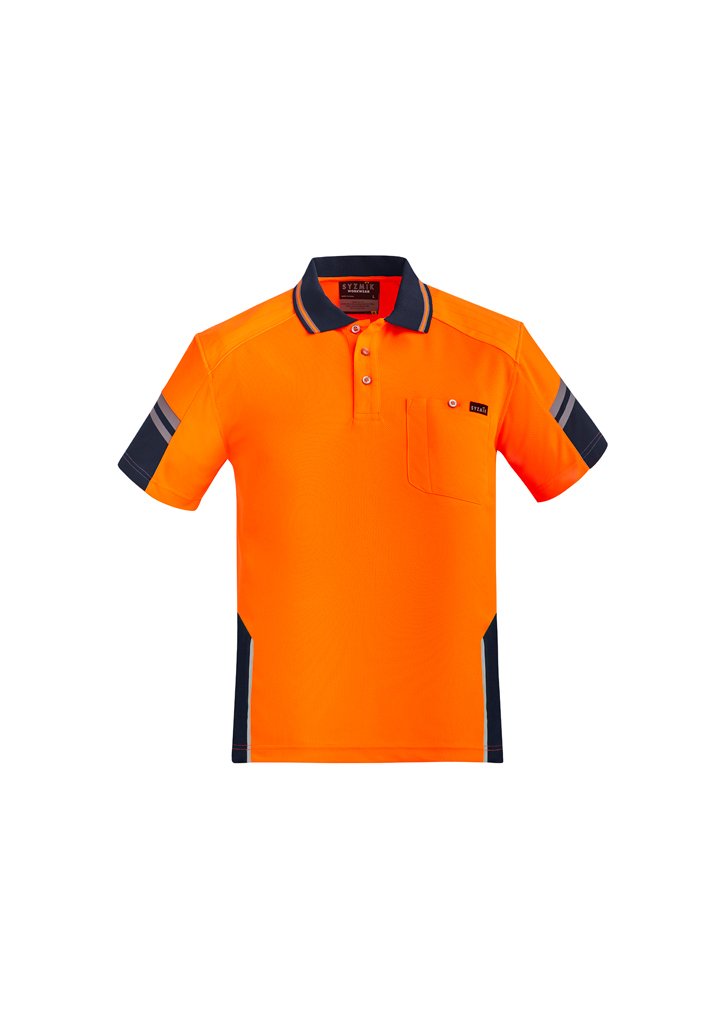 Polo - Syzmik ZH465 Mens Reinforced Hi Vis Squad S/S Polo