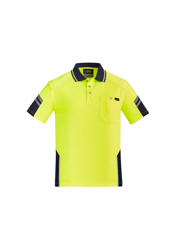 Polo - Syzmik ZH465 Mens Reinforced Hi Vis Squad S/S Polo