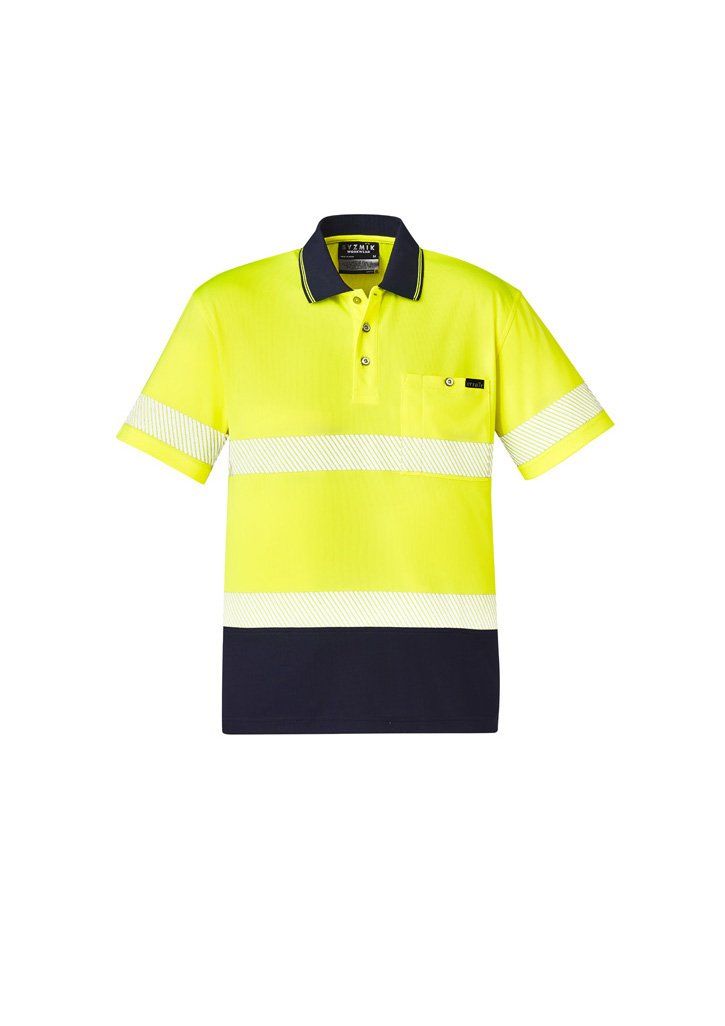 Polo - Syzmik ZH535 Unisex Hi Vis Segmented S/S Polo - Hoop Taped