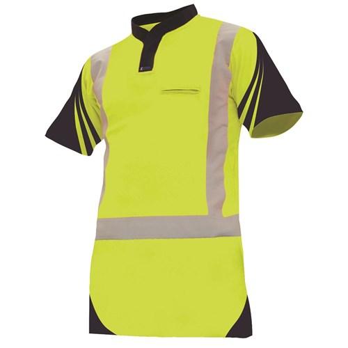 Polos - Polo Day/Night Quick-Dry Cotton Backed Yellow (PNOCBLW)